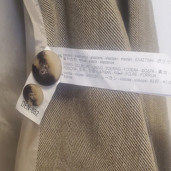 ZARA Limited Edition Contrast Cropped Blazer Size Large - Picture 11 of 13